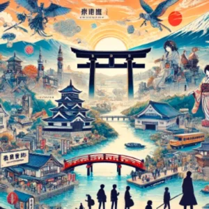 九州のアニメ聖地をイメージした画像