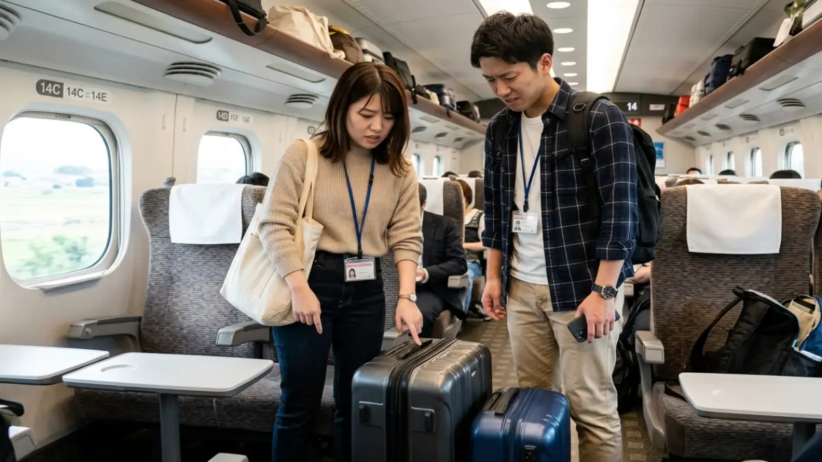 スーツケース 新幹線利用時のサイズ別収納方法