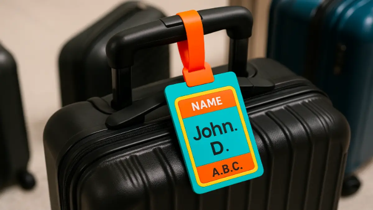スーツケース ネームタグ 100均 目印 カラフル 日本人旅行