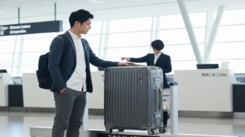 スーツ ケース 158cmの容量80〜100Lを解説した図解イメージ