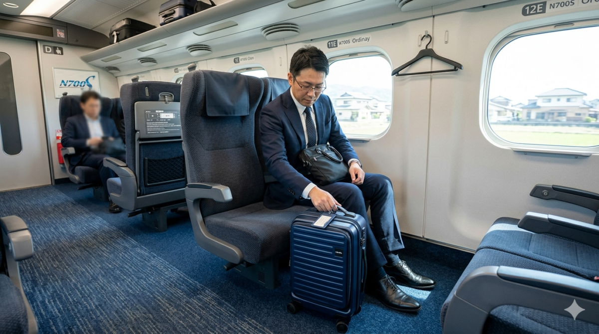 新幹線スーツケースの足元サイズはこれでわかる失敗しない置き方