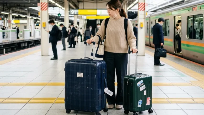 キャリー ケース 電車 サイズ 比較のイメージ