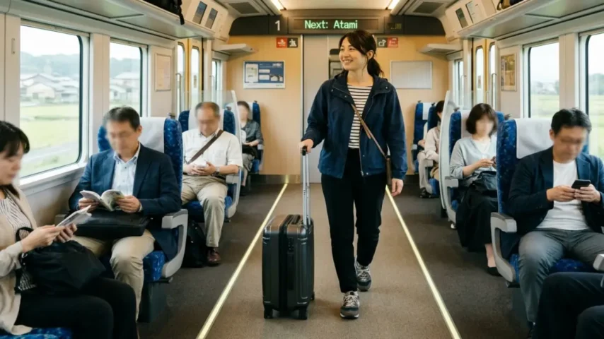 キャリー ケース 電車 快適な移動方法のイメージ