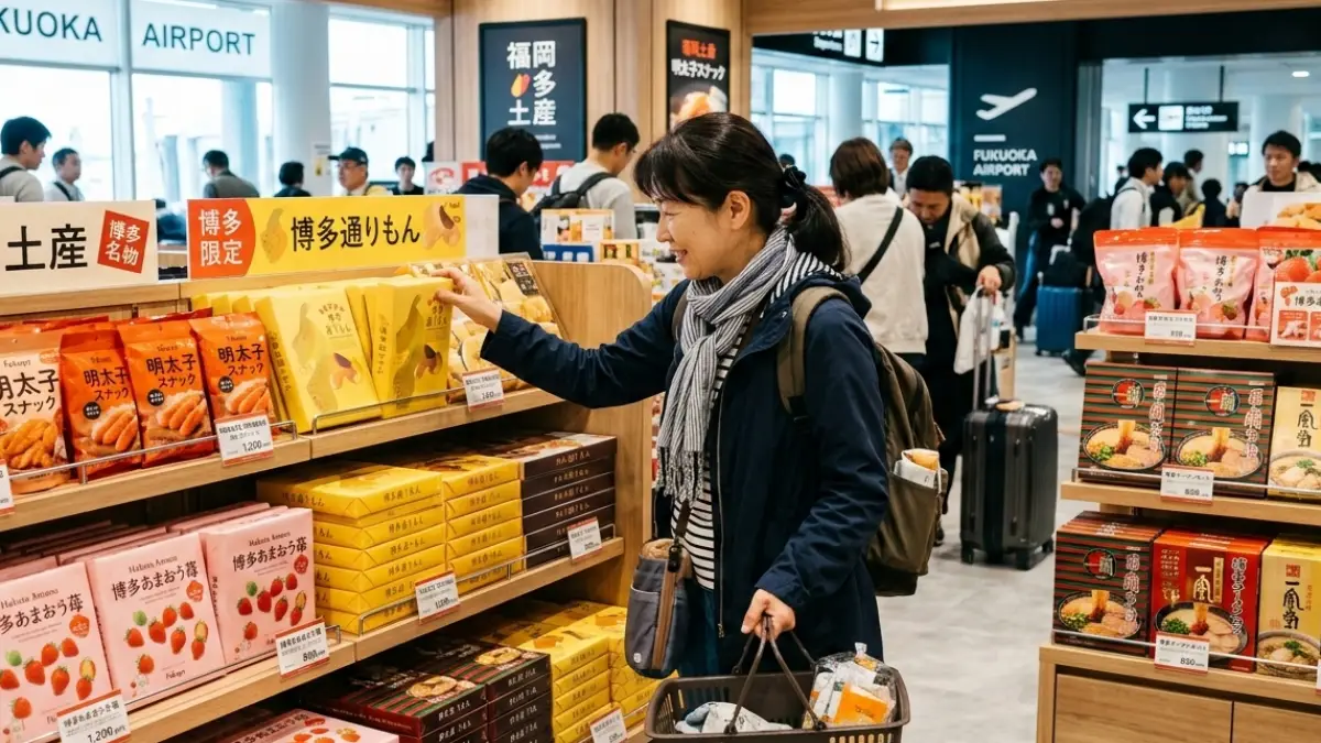 福岡空港お土産時間は何分必要？間に合う買い方と注意点を解説