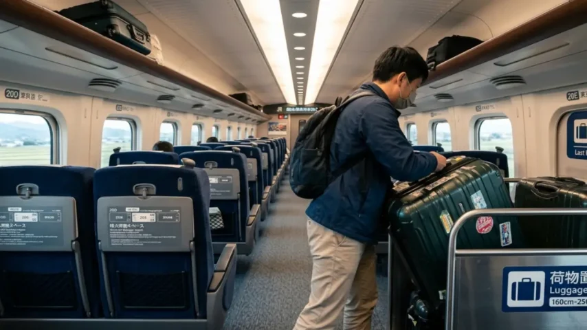 新幹線特大荷物スペース 新幹線特大荷物160cmルールとスペース