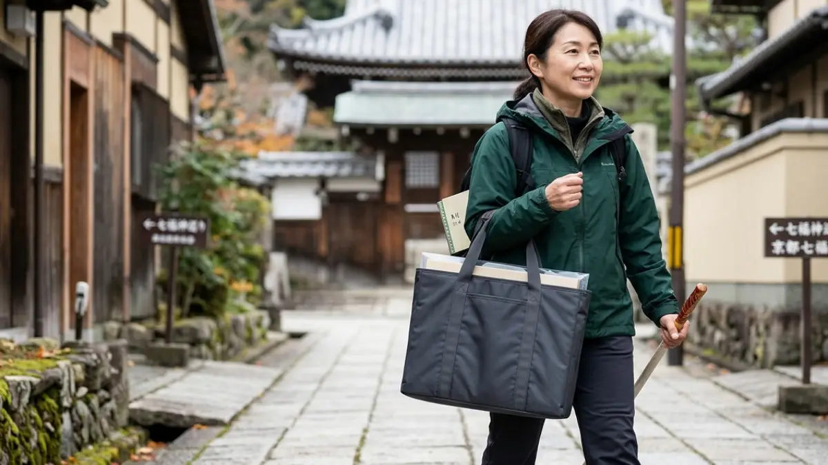 京都七福神 巡り色紙どこで買う前にサイズを確認する画像