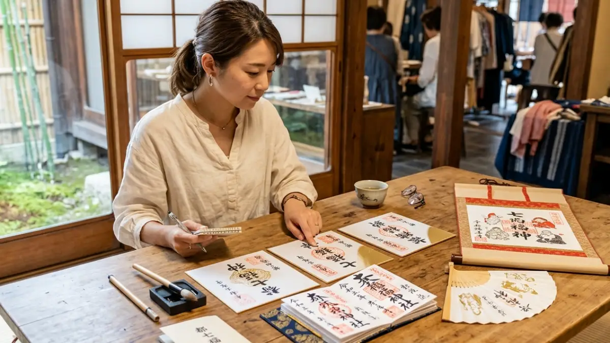 京都七福神 巡り色紙どこで買う前に種類を比較する画像