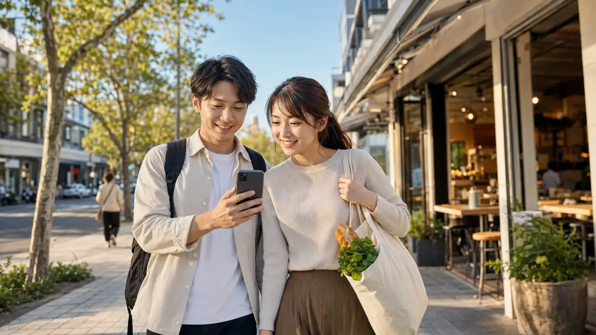 電話番号付きeSIMで快適に暮らす日本人夫婦 オーストラリアeSIM電話番号付き長期プランで生活する日本人夫婦